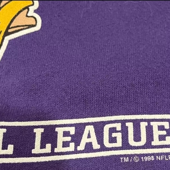 Lee Sport Minnesota Vikings Mens Crewneck Sweatshirt Size 2XL - Picture 4 of 4